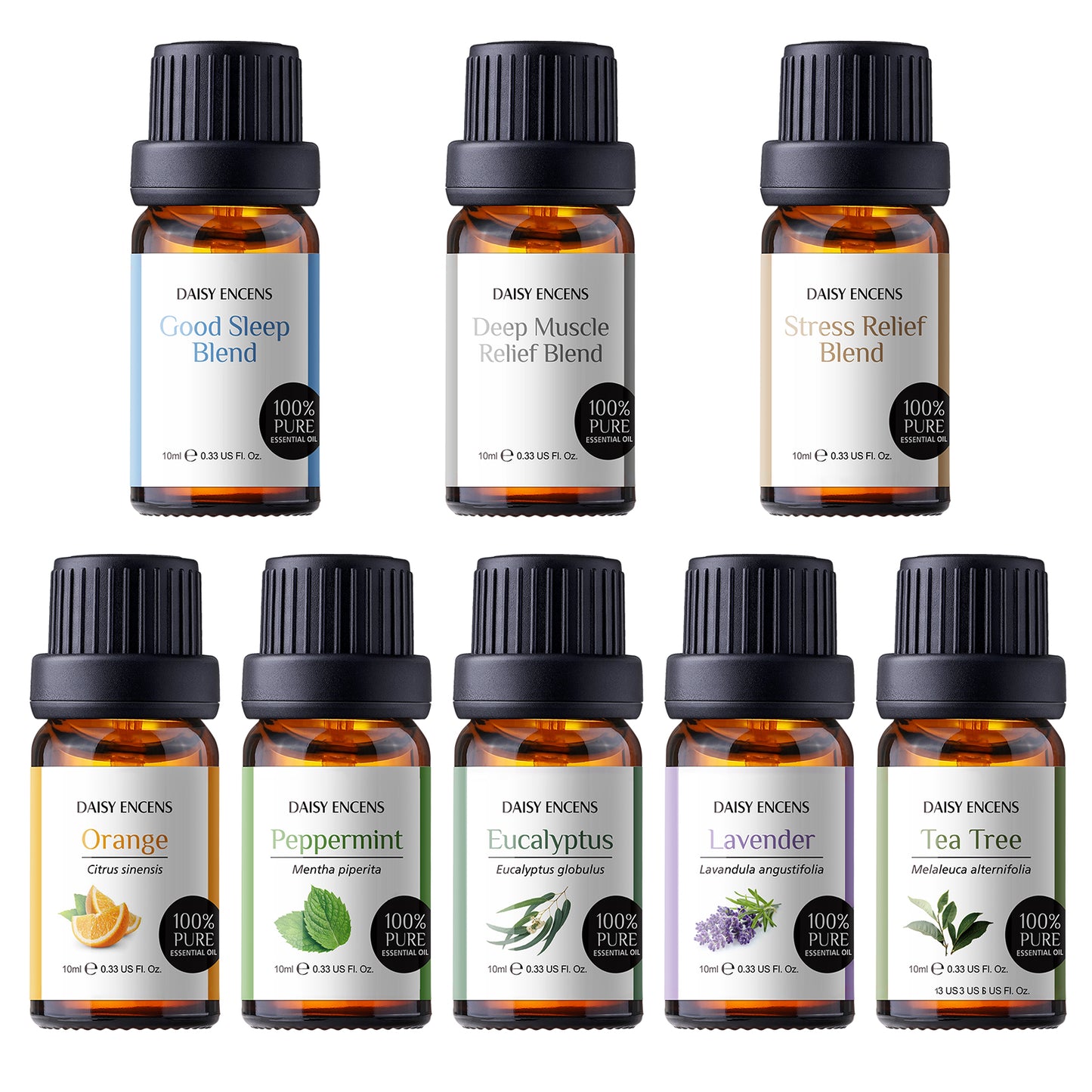 DAISY ENCENS Essential Oil Set 8pcs